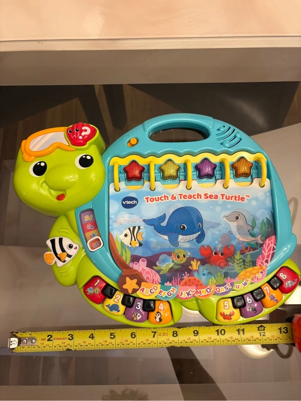 vTech Touch and Teach Sea Turtle Interactive Learning Book Electronic Toy
